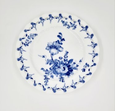 Blå Blomst Helblonde