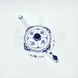 Musselmalet Halvblonde Tekande nr. 1-610. sortering 1  