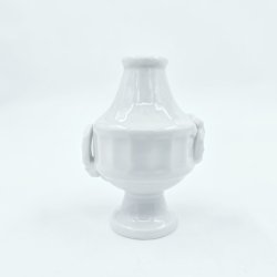 Hvid Vifte Kuvert Vase / Bordkortholder nr. 1212-11535. Sjlden