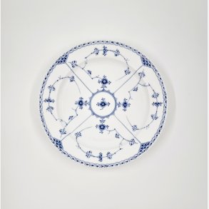 Musselmalet Halvblonde Fad Stort Rundt nr. 1-539. sorterin 2 