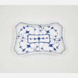 Musselmalet Riflet Bakke nr. 1-269. sortering 2 