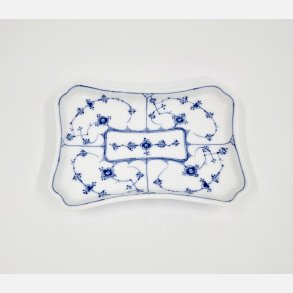 Musselmalet Riflet Bakke nr. 1-269. sortering 2 