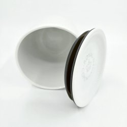 Hvid Riflet Krukke nr. 558. sortering 1 