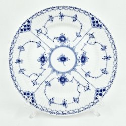 Musselmalet Halvblonde Sildetallerken nr. 620. sortering 2  