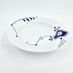 Bl Mega Riflet Dyb Tallerken nr. 604. sortering 2   