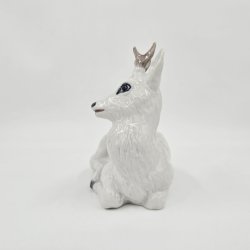 Royal Copenhagen Figur Hvid Hjort nr. 22607. sortering 1  