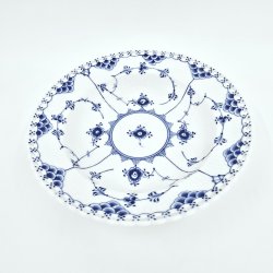 Musselmalet Helblonde Dyb Tallerken nr. 1-1170. sortering 1 