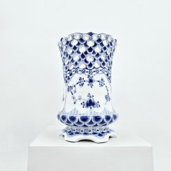 Musselmalet Helblonde Vase nr. 1-1016. sortering 2 