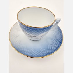 Mgestel Kaffekop nr. 305 Med Guldkant 1 sortering 