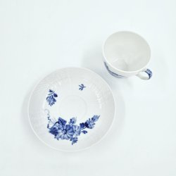 Bl� Blomst Svejfet Kaffekop nr. 10-1549. sortering 2 