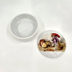 Bonbonniere Nisse Der Skal Lave bleskiver. Sortering 1 Sjlden 