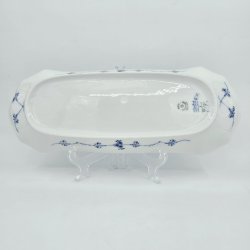 Musselmalet Halvblonde Aflangt Fad nr. 1-714. sortering 1 