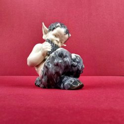 Royal Copenhagen Figur Faun Med Panfljte nr. 1736. sortering 1 