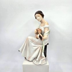 B &amp; G Figur Kvinde Med Guitar nr. 1684. Sortering 1 