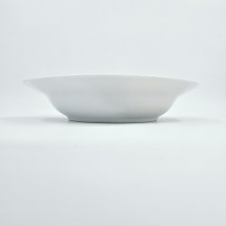 Musselmalet Halvblonde Dyb Tallerken nr. 1-566. sortering 2 