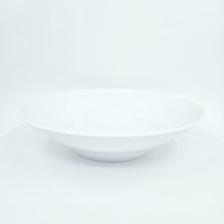 Royal Copenhagen Hvid Elements Dyb Tallerken nr. 604. sortering 1 