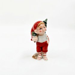 Royal Copenhagen Pixie Nisse Med Juletr nr. 765. Sortering 1  