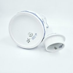 Musselmalet Riflet Chokolade Kande nr.1-34. sortering 1  