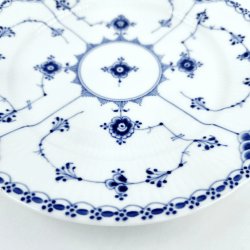 Musselmalet Halvblonde Frokosttallerken nr. 1-578. sortering 1 