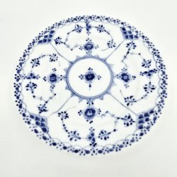 Musselmalet Halvblonde Sidetallerken nr. 1-576. sortering 2  