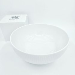 Hvid Riflet Stor Skl nr. 579. sortering 1 