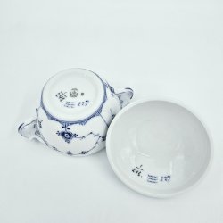 Musselmalet Riflet Sukkerskl nr. 1-245. sortering 1