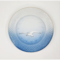 Mgestel Sildetallerken nr. 27 Med Guldkant 1 sortering 