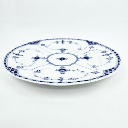 Musselmalet Halvblonde Middagstallerken nr. 1-704. sortering 2 