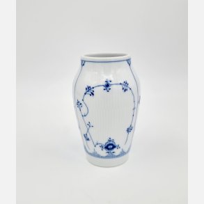 Musselmalet Riflet Vase nr. 678. sortering 1 