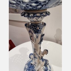 Musselmalet Helblonde Kandelaber nr. 1006. sortering 1 