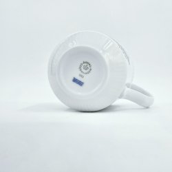 Hvid Riflet Signatur Krus nr. 103. sortering 2  