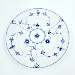 B &amp; G Musselmalet Middagstallerken nr. 716. sortering 1 Hotelporceln