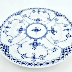 Musselmalet Halvblonde Kagetallerken nr. 574. sortering 2  