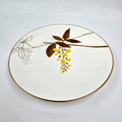 Royal Copenhagen Flora Tallerken Laburnum nr 622 sortering 1 
