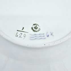 Musselmalet Halvblonde StortOvalt fad nr. 1-629. sortering 2  