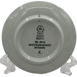 Royal Copenhagen Miniature Plate Mindesmrket Nyhavn 55-2010 