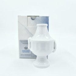 Hvid Vifte Kuvert Vase / Bordkortholder nr. 1212-11535. Sjlden