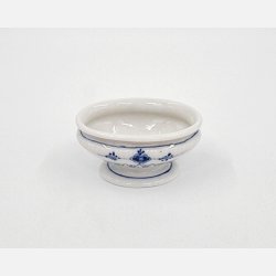 Musselmalet Riflet Saltkar nr. 1-196. sortering 1 Sjlden  