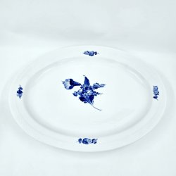 Bl� Blomst Flettet Ovalt Fad�nr. 10-8019. sortering 1 