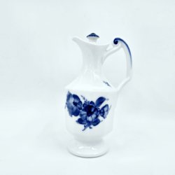 Bl� Blomst Kantet Olie Kande nr. 10-8582. sortering 1 