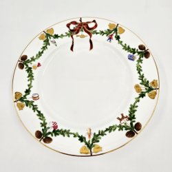 Royal Copenhagen Stjerne Rflet Jul Frokosttallerken nr. 622. sortering 1