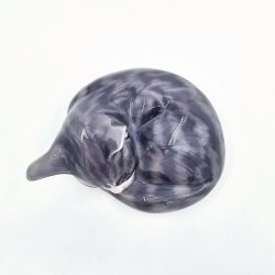 Royal Copenhagen Figur Sovende Kat nr. 422. sortering 1 