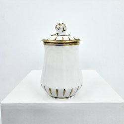 Hartmann Hvid Sennepskrukke nr. 52C. sortering 1 