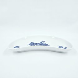 Bl� Blomst Flettet Halvm�ne Asiet nr. 8010. sortering 1  