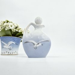 Mgestel Flad Flakon nr. 073 Med Guldkant 1 sortering Sjlden  