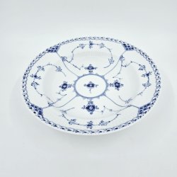 Musselmalet Halvblonde Dyb Tallerken nr. 1-565. sortering 1  