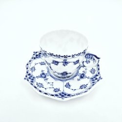 Musselmalet Helblonde Espressokop nr. 1-1038. sortering 1