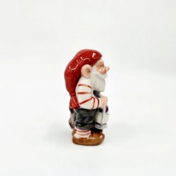Royal Copenhagen Pixie Nisse Med Lygte &amp; Kat nr. 760. Sortering 1  