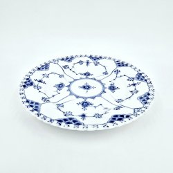 Musselmalet Helblonde Kagetallerken nr. 1-1087. sortering 2 