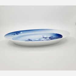 Julerose Stort Ovalt Fad nr. 16. sortering 2